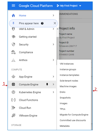 GCP Compute Engine Storage