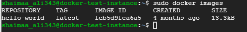 Local docker images