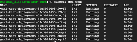 Pod replicas created after updating and re-applying the YAML file