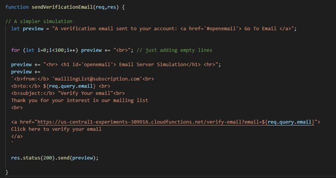 (Alternative) Send Verification Email Code