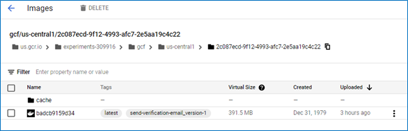 send-verification-email version 1 container image