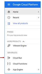 GCP Cloud Run service