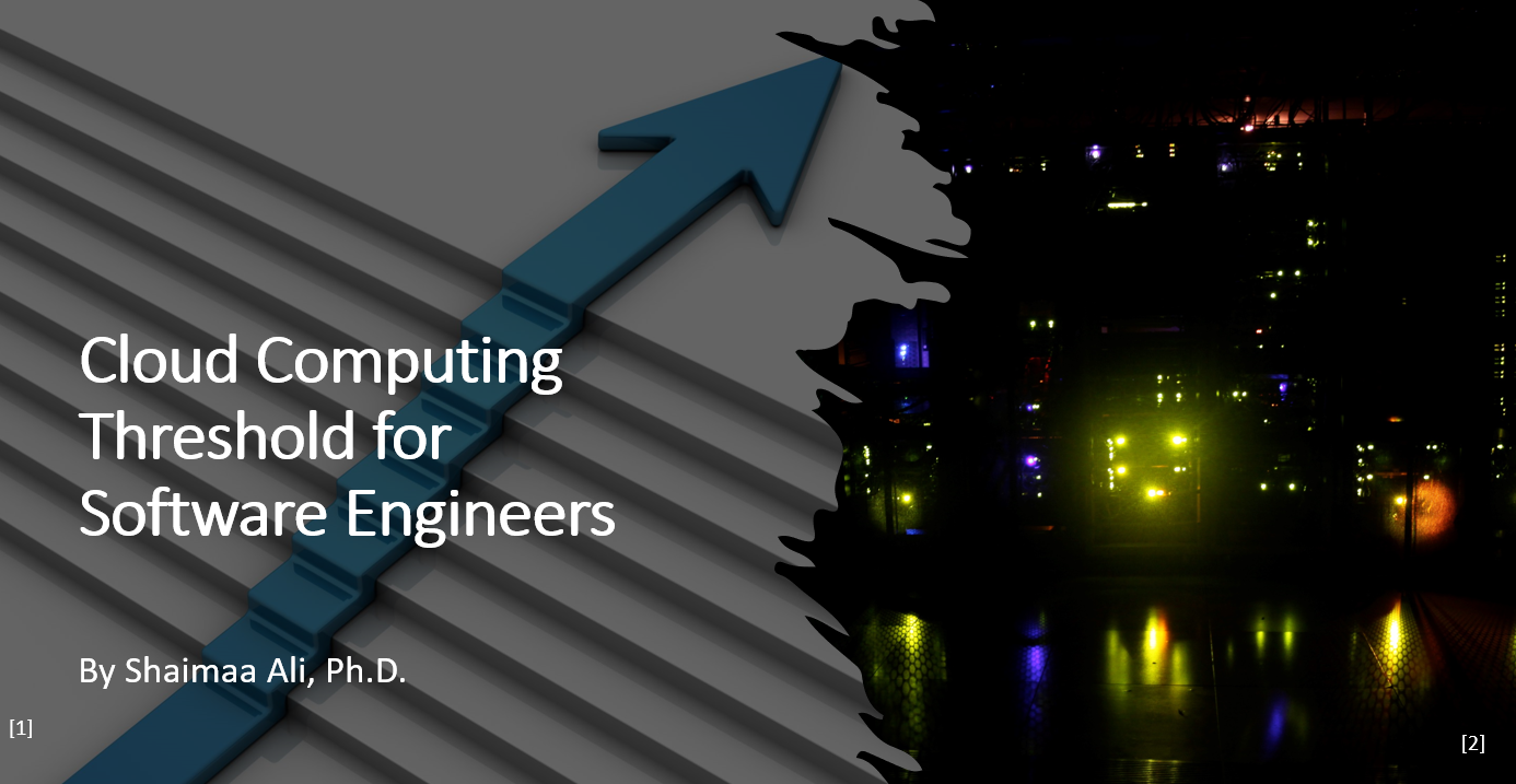 Cloud Computing Threshold for Software Engineers